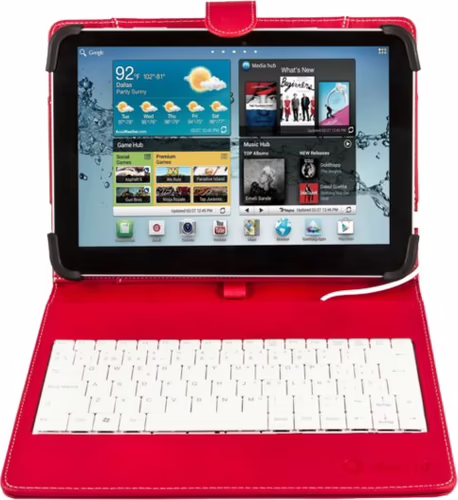 FUNDA TABLET SILVERHT UNIVERSAL  9 - 10.1 CON TECLADO MICRO USB 111916140199 | 8420738191610 imagen 2