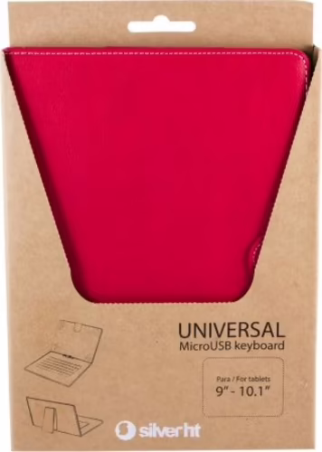 FUNDA TABLET SILVERHT UNIVERSAL  9 - 10.1 CON TECLADO MICRO USB 111916140199 | 8420738191610 imagen 7
