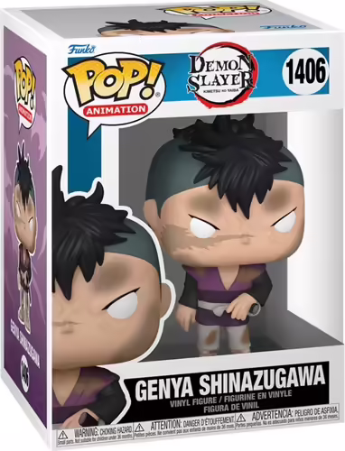 FUNKO POP DEMON SLAYER KIMETSU NO YAIBA GENYA 72609 | MGS0000018048 | 0889698726092 imagen 2