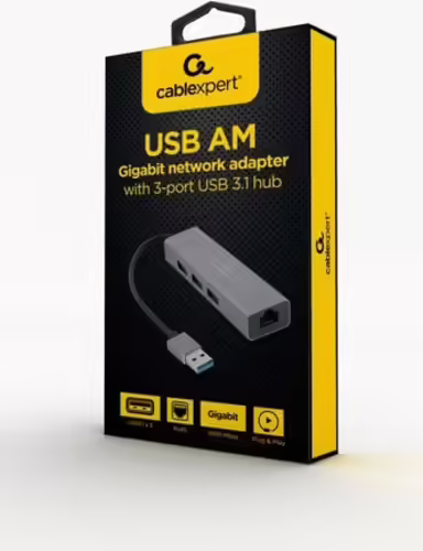 Gembird A-AMU3-LAN-01 Adaptador gráfico USB | 8716309120531 imagen 2