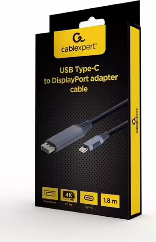 Gembird CC-USB3C-DPF-01-6 adaptador de cable de vÍ­deo 1,8 m USB Tipo C Displa | 8716309121415 imagen 3