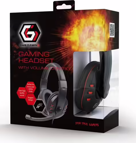 Gembird GHS-402 auricular y casco Auriculares Alámbrico Diadema Juego Negro | 8716309093422 imagen 6