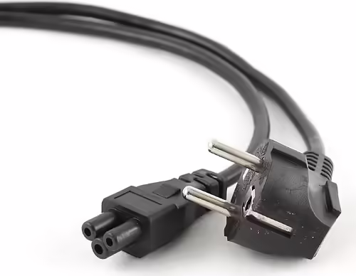 Gembird PC-186-ML12-0.5M cable de transmisión Negro 0,5 m CEE 7/7 C5 acoplador | 8716309129855 imagen 2