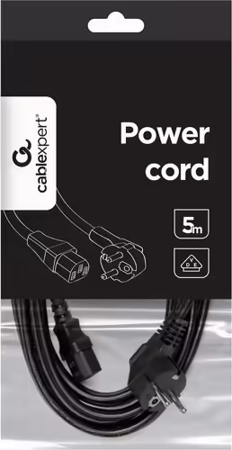 Gembird PC-186-VDE-5M cable de transmisión Negro | 8716309026741 imagen 3