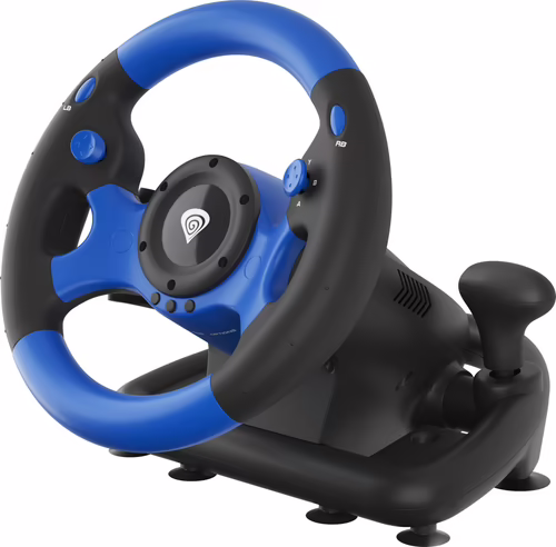 GENESIS Seaborg 350 Negro, Azul USB Volante + Pedales Nintendo Switch, PC, PlayS | NGK-1566 | 5901969425376 imagen 4