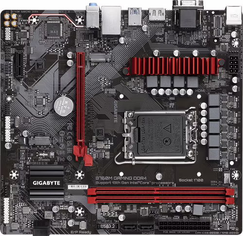 Gigabyte B760M GAMING DDR4 placa base Intel B760 Express LGA 1700 micro ATX | GA-B760M-GAMING-DDR4 | 4719331851415 imagen 4