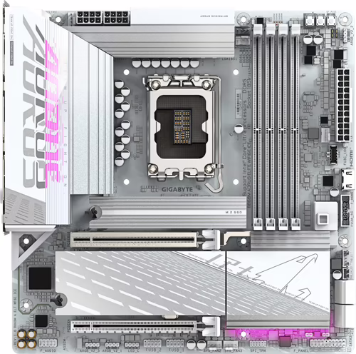 Gigabyte B860M AORUS ELITE WIFI6E ICE Placa Base | 9MB86MLI6-00-G10 | 4719331867164 imagen 2