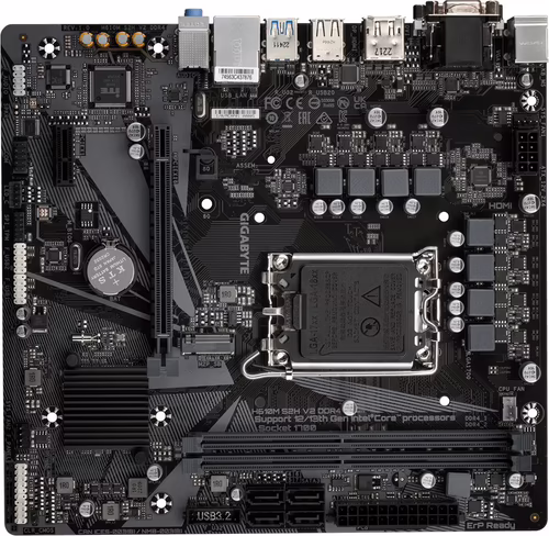 Gigabyte H610M S2H V2 DDR4 (rev. 1.0) Intel H610 Express LGA 1700 micro ATX | H610M S2H V2 DDR4 1.0 | 4719331851958 imagen 5