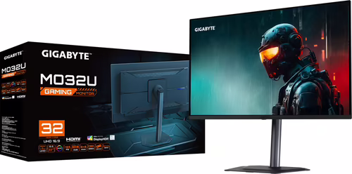 GIGABYTE MO32U 31,5`` Monitor Gaming OLED 4K UHD - 3840 x 2160, 165Hz, 0.03ms, 2 | MO32U EK | 4719331862749 imagen 6