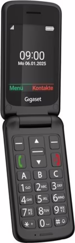 Gigaset GL595 7,11 cm (2.8``) 114 g Negro Teléfono para personas mayores | S30853-H1231-R101 | 4255781906157 imagen 2