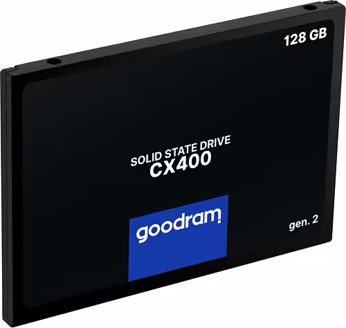 Goodram CX400 Disco ssd 2.5 gen.2 128gb serial ATA III 3D tlc nand negro azul | SSDPR-CX400-128-G2 | 5908267923436 imagen 2