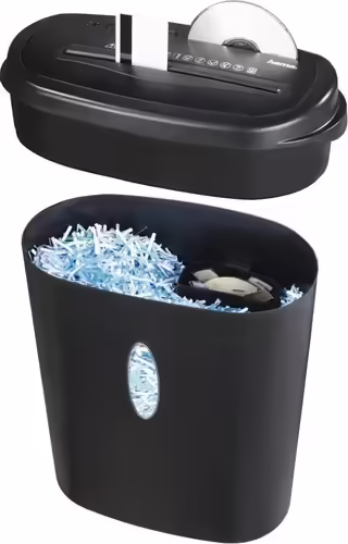 Hama Destructora de papel, CD y tarjetas de plástico, 21 litros, color negro | 4007249505446 imagen 2