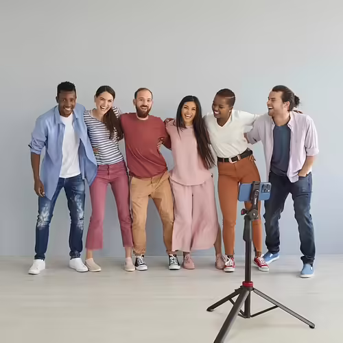 Hama Solid 160 2D tripode Smartphone Negro | 4007249046697 imagen 3