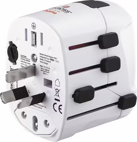Hama World Travel Pro adaptador de enchufe eléctrico Universal Blanco | 223471 | 4047443491381 imagen 9