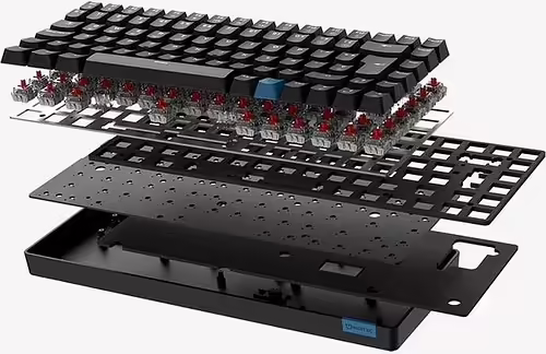 Hiditec GKE010005 teclado USB + RF Wireless + Bluetooth QWERTY Español Negro | 8436545693452 imagen 8