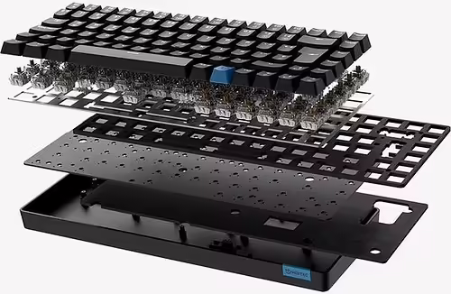 Hiditec GKE010005 teclado USB + RF Wireless + Bluetooth QWERTY Español Negro | 8436545693452 imagen 9