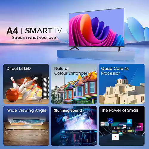 Hisense 32A4N Televisor 81,3 cm (32``) HD Smart TV Wifi Negro 200 cd / m² | 6942351405629 imagen 4