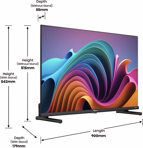 Hisense 32A5NQ Televisor 81,3 cm (32``) Full HD Smart TV Wifi Negro 220 cd / m² | 6942351405841 imagen 3