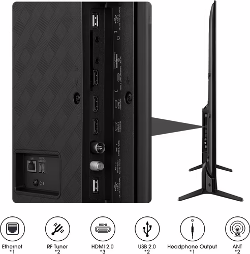 Hisense 55A6K Televisor 139,7 cm (55``) 4K Ultra HD Smart TV Wifi Negro | 6942147491119 imagen 7