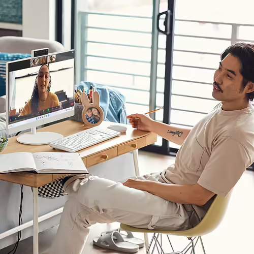 HP 24-cr0038ns Intel® Core™ i3/8Gb/512Gb SSD/23.8`` Windows 11 Home Todo en u | 8H830EA | 0197497753127 imagen 6