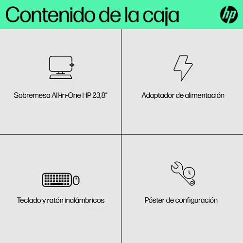 HP 24-cr0131ns Intel® Core™ i5 i5-1335U 60,5 cm (23.8``) 1920 x 1080 Pixeles  | 198990480893 imagen 6