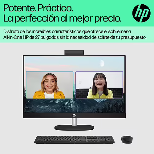 HP 27-cr0029ns AMD Ryzen™ 5 7520U 68,6 cm (27``) 1920 x 1080 Pixeles PC todo e | 198122505654 imagen 7