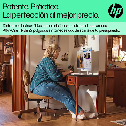 HP 27-cr0029ns AMD Ryzen™ 5 7520U 68,6 cm (27``) 1920 x 1080 Pixeles PC todo e | 198122505654 imagen 8