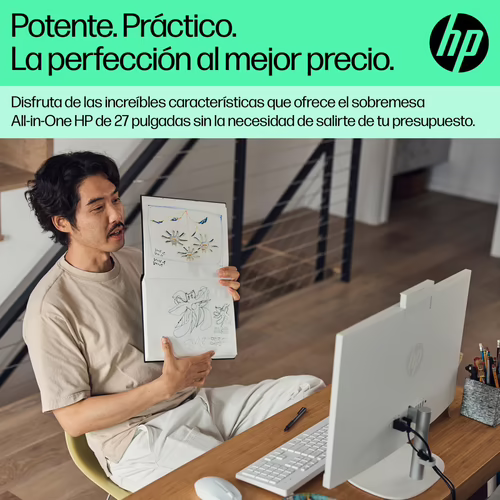 HP 27 inch All-in-One 27-cr0087ns PC Intel® Core? i5 i5-1335U 16 GB DDR4-SDRAM  | B9GN4EA | 198990733401 imagen 3