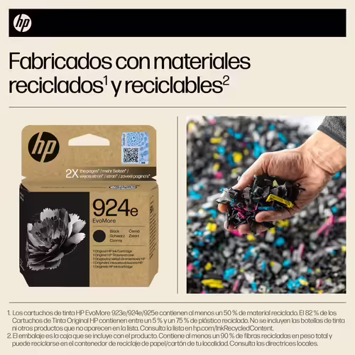 HP 924e Cartucho de Tinta Original EvoMore negra | 4K0V0NE | 0196786147524 imagen 7