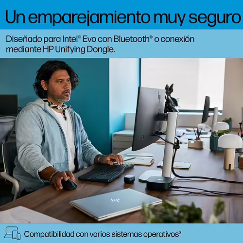 HP Combo de teclado y ratón de modo dual 685 Comfort | 8T6L7UT | 0198122954728 imagen 4