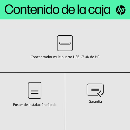 HP Concentrador multipuerto USB-C 4K de | 196548906963 | 0196548906963 imagen 8