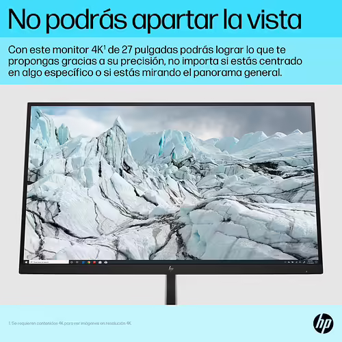 HP E-Series E27k G5 pantalla para PC 68,6 cm (27``) 3840 x 2160 Pixeles 4K Ultra | 6N4C4AA#ABB | 0196786294556 imagen 9