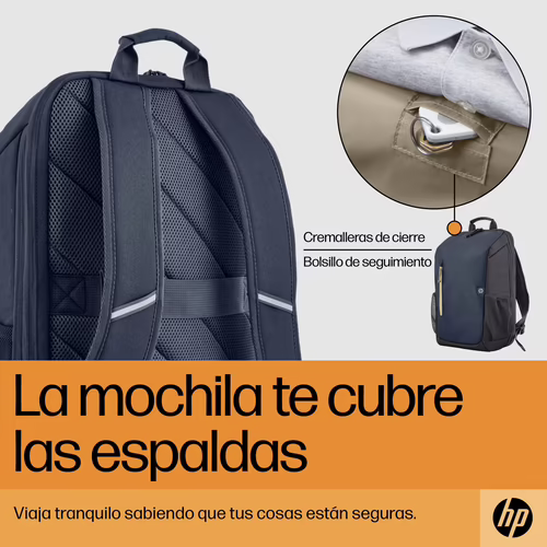 HP Mochila para portátil Travel de 15,6 pulgadas y 18 litros, color gris | 6B8U6AA | 0196548661091 imagen 6