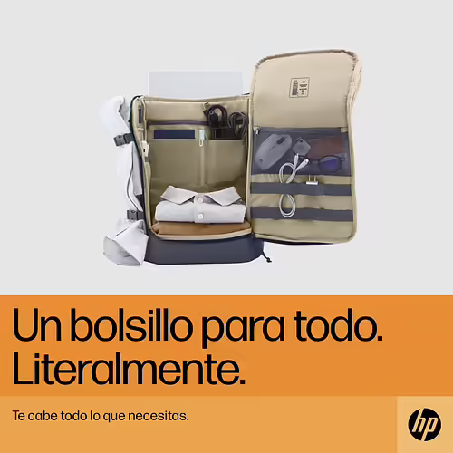 HP Mochila para portátil Travel de 15,6 pulgadas y 25 litros gris hierro | 6B8U4AA | 0196548661060 imagen 7
