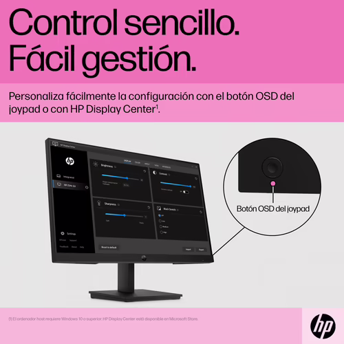 HP P22 G5 54,6 cm (21.5``) 1920 x 1080 Pixeles Full HD Negro | 64X86AA | 0196548138609 imagen 7