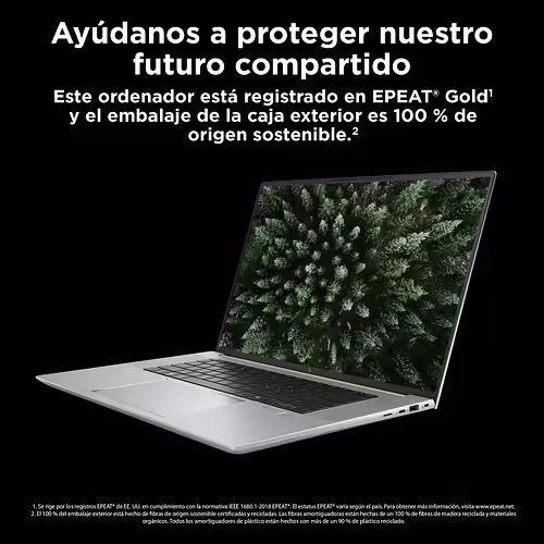 HP ZBook Studio 16 G11 Intel Core Ultra 7 155H Estación de trabajo móvil 40,6 | 98L19ET | 198828385932 imagen 7