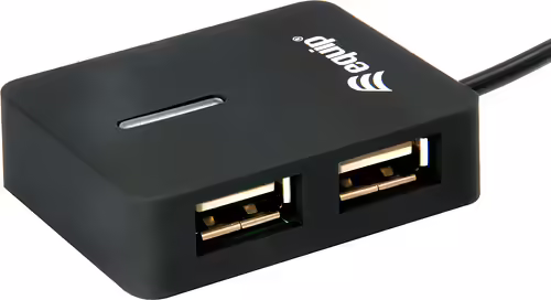 HUB EQUIP USB 2.0 LIFE 4 PUERTOS MINI HUB TRAVEL NEGRO 128952 | 4015867208458 imagen 4