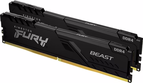 HyperX Fury Beast memoria dimm 16gb 2 x 8gb ddr4 3600mhz negro | KF436C17BBK2/16 | 0740617319781 imagen 2