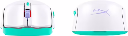 HyperX Pulsefire Haste 2 Core inalámbricos: ratón gaming (blanco/verde/púrpur | 8R2E7AA | 0197498115399 imagen 3