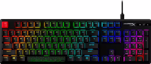 HyperX Teclado mecánico gaming Alloy Origins PBT HX rojo | 639N3AA#ABE | 0196548062034 imagen 2