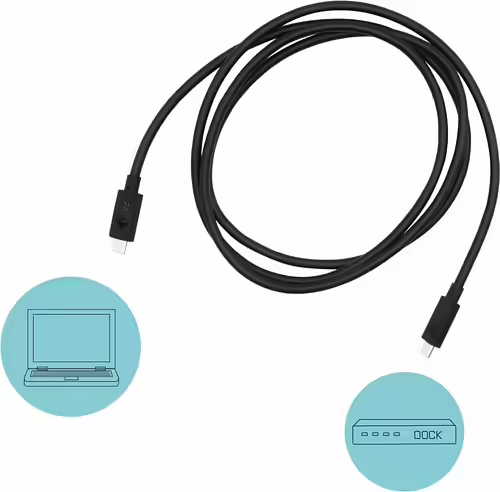 i-tec Thunderbolt 3 – Class Cable, 40 Gbps, 100W Power Delivery, USB-C Compati | TB3CBL150CM | 8595611703362 imagen 3
