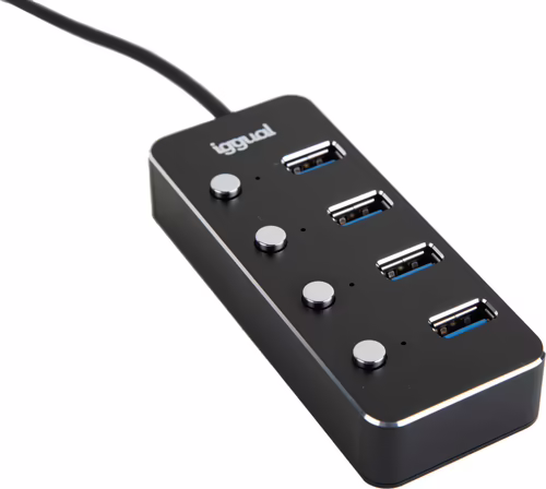 iggual Hub tipo C x 4 puertos USB 3.1 4 buttons | IGG318485 | 8435364318485 imagen 3