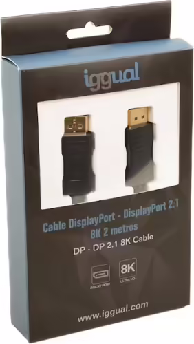 iggual IGG318362 cable DisplayPort 2 m Negro | 8435364318362 imagen 3