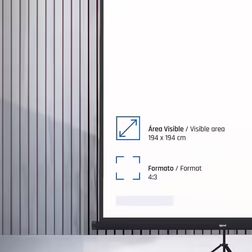 IGGUAL PSITS200 PANTALLA TRIPODE 200X200 | 8435364308509 imagen 4