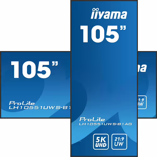 iiyama LH10551UWS-B1AG pantalla de señalización Pantalla plana para señalizac | 4948570121977 imagen 3