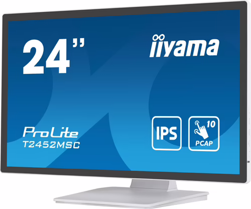 iiyama ProLite 23.8`` Blanco Monitor táctil | T2452MSC-W1 | 4948570122066 imagen 5