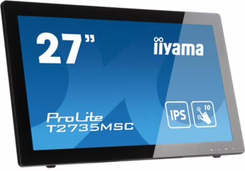 iiyama ProLite T2735MSC-B3 Monitor tpv tactil 27p full hd led negro | 4948570118182 imagen 2