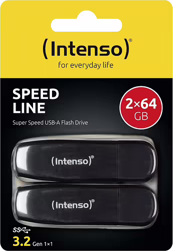 Intenso 3533494 unidad flash USB 64 GB USB tipo A 3.2 Gen 1 (3.1 Gen 1) Negro | 4034303031986 imagen 2