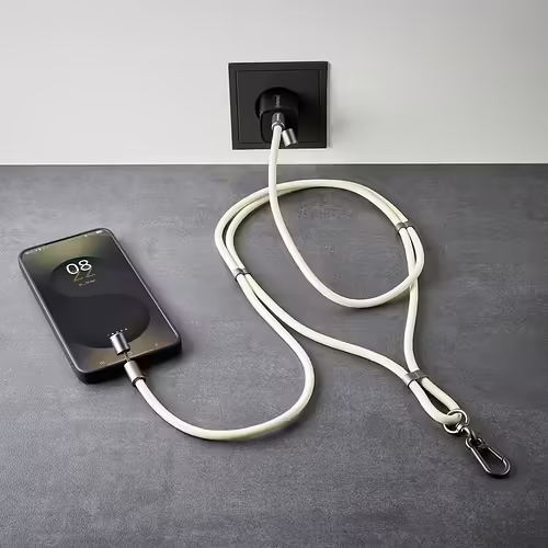 Intenso Handykette als Lade- + Datenkabel USB-C bis 1,65m beige cable USB USB C | 7991001 | 4034303037100 imagen 8