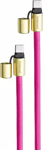 Intenso Handykette als Lade- + Datenkabel USB-C bis 1,65m neon pink cable USB US | 7991004 | 4034303037193 imagen 2